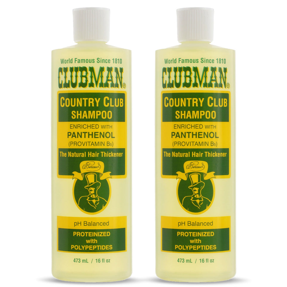 Clubman bottle front view showing label and clean packaging benefit