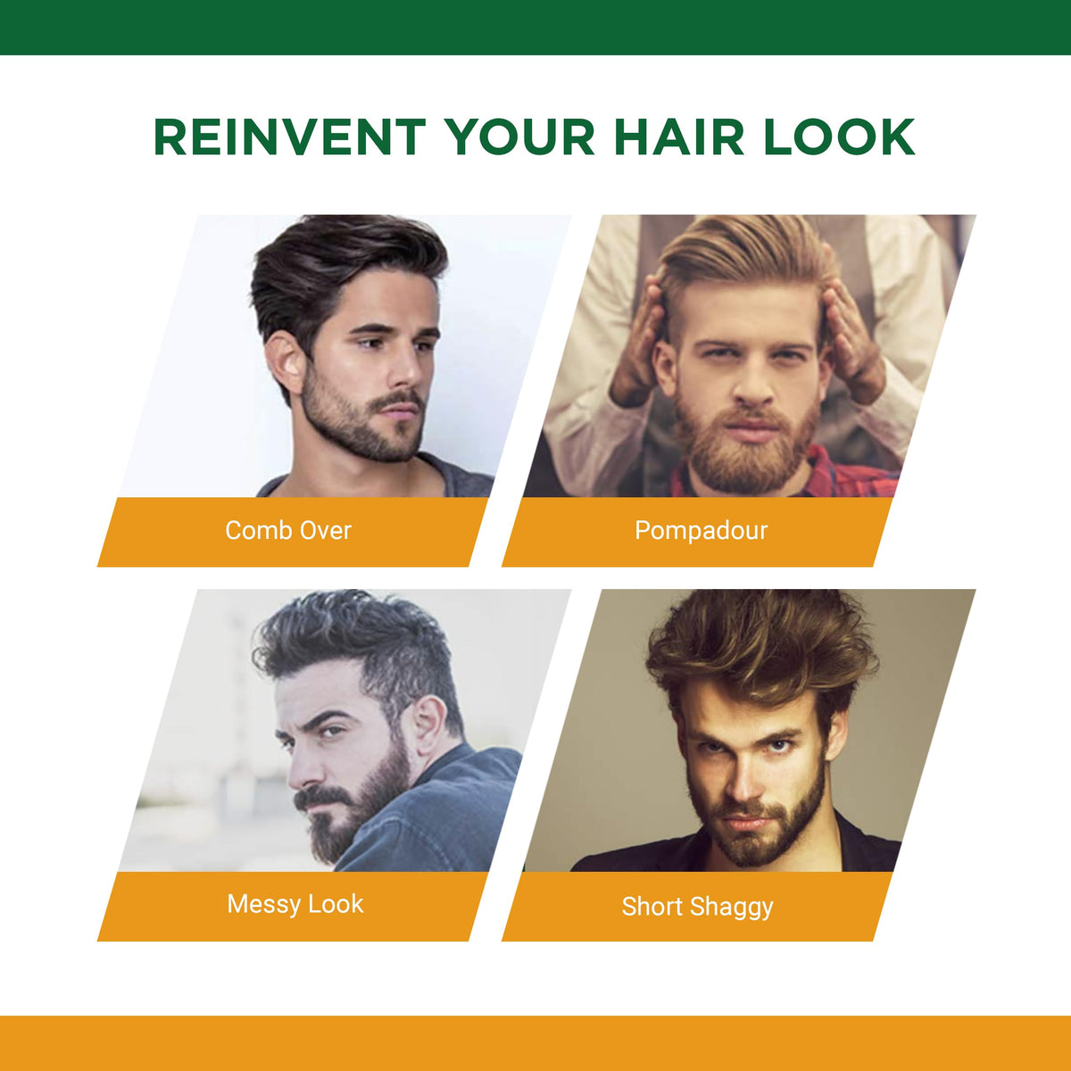 Clubman styling gel in use creating a defined men's hairstyle with strong hold