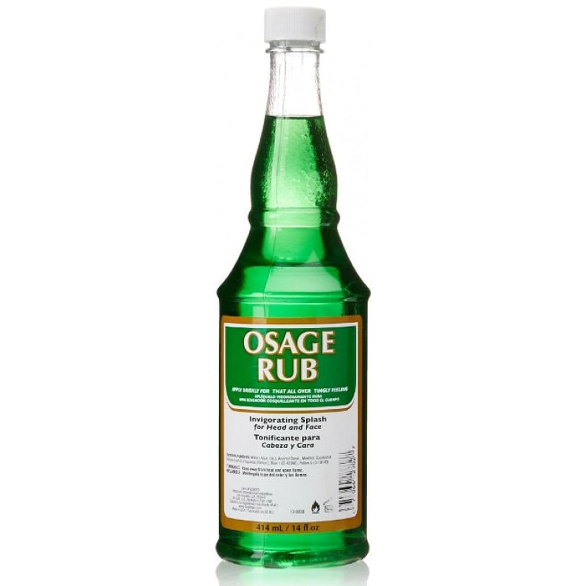 Clubman bottle front label showing product name and professional size for clear identification
