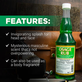 Clubman pouring tonic into palm to show ease of application and quick absorption benefit