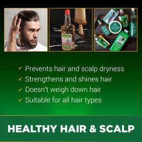 Clubman Pinaud applied on hands demonstrating easy spread and non-greasy feel