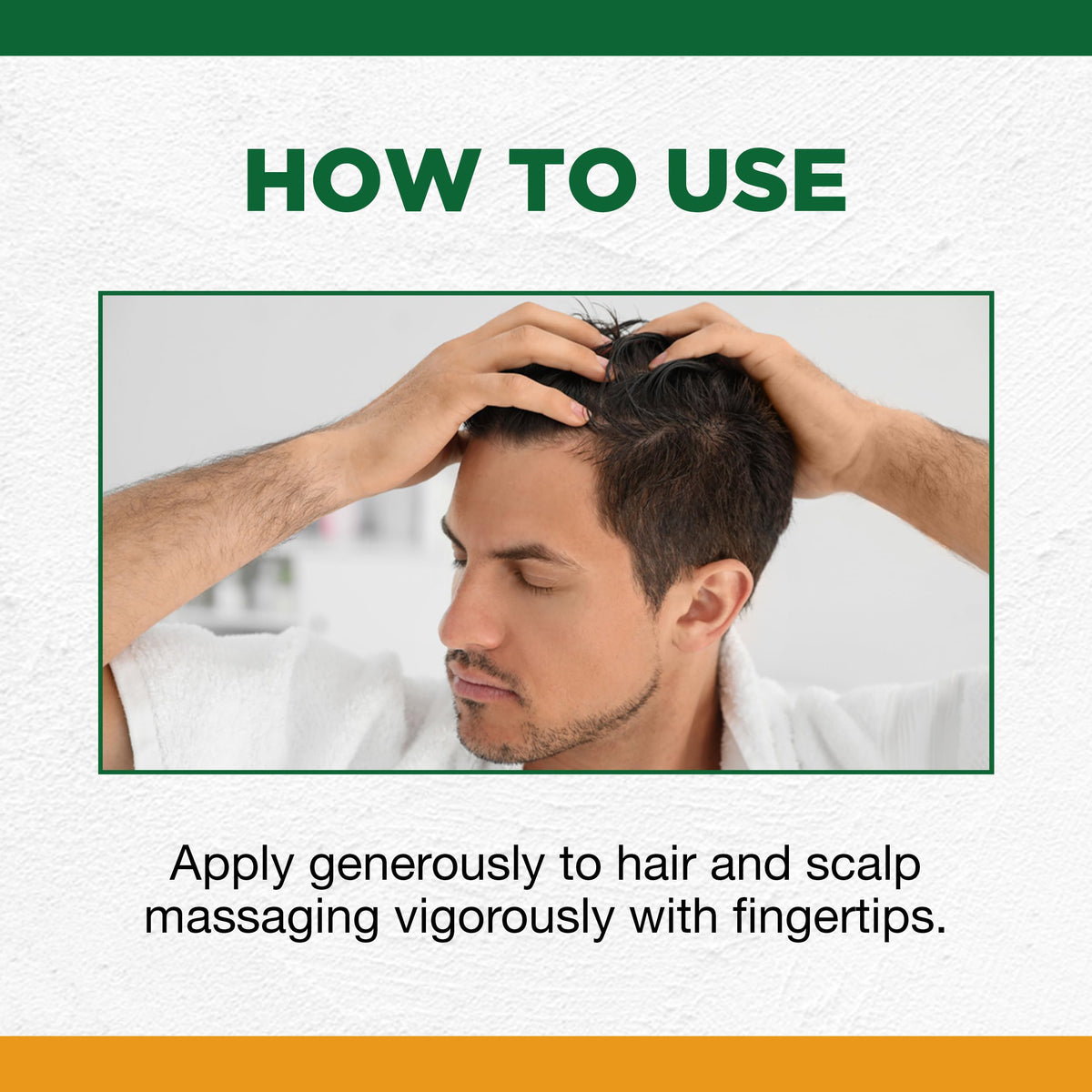 Clubman Pinaud applied to scalp demonstrating refreshed scalp and manageability