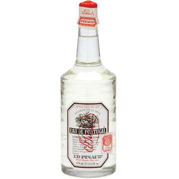 Clubman Pinaud front bottle showing classic grooming bottle and easy pour
