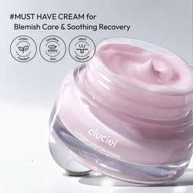 cluciel ingredient list label emphasizing clean formula and key actives benefit