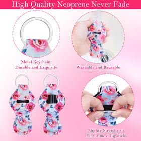 Cludoo chapstick holder with lip balm inserted demonstrating secure fit