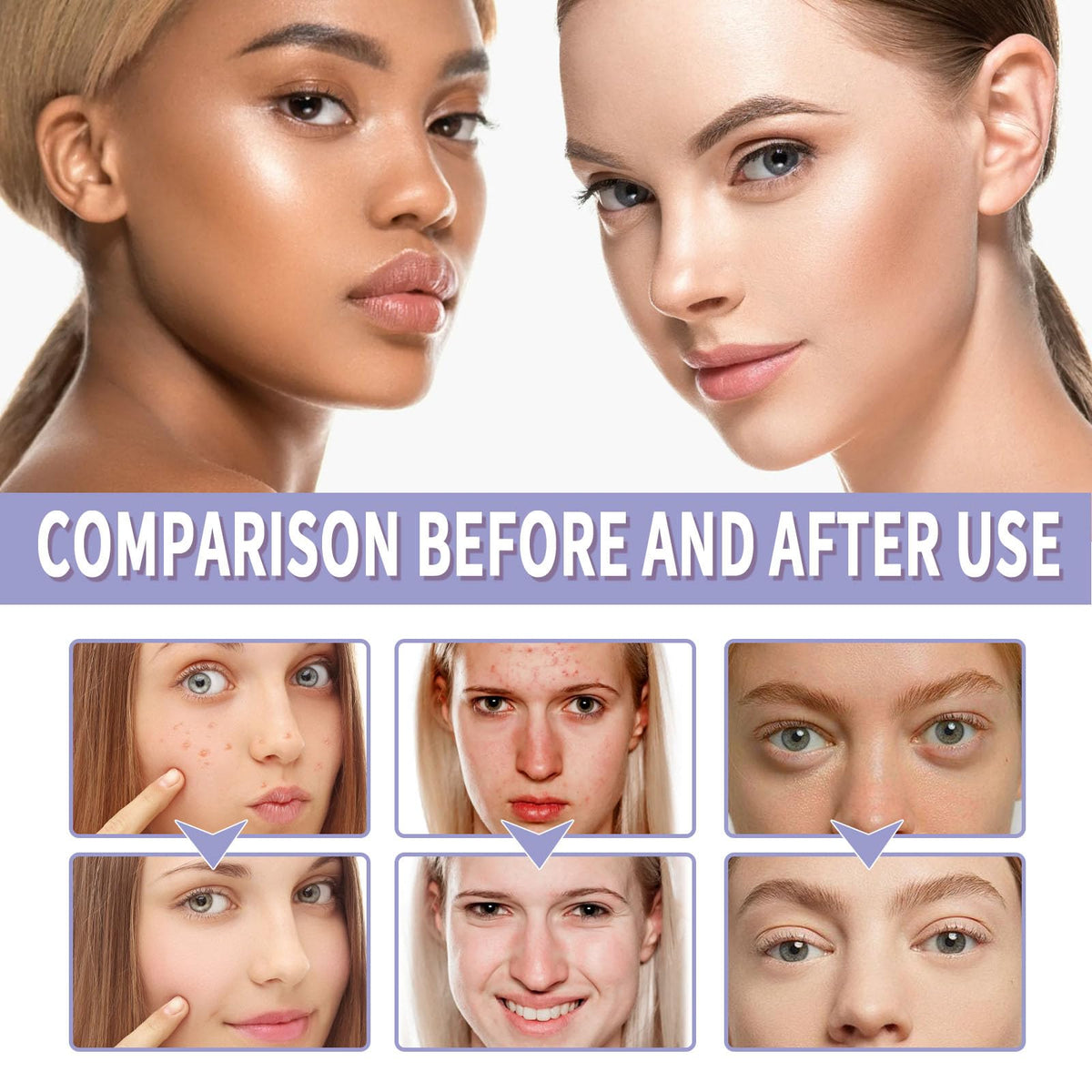 CLY AMS powder pressed onto skin illustrating matte oil-control finish