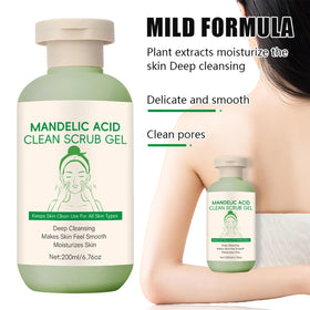 CLY AMS applying gel to face demonstrating effective pore-cleansing benefit