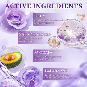 Clyecfra cream texture closeup highlighting fast absorption benefit