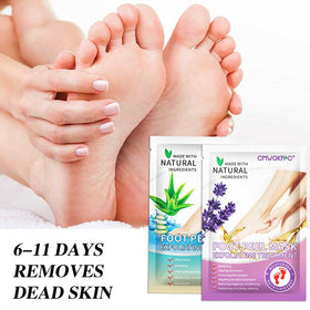 CMWGKBC before and after feet comparison highlighting smoother skin benefit