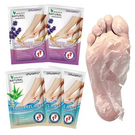 CMWGKBC front packaging showing five foot peel masks and benefits