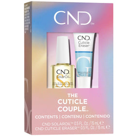 CND front packaging showing both SolarOil and Cuticle Eraser benefits