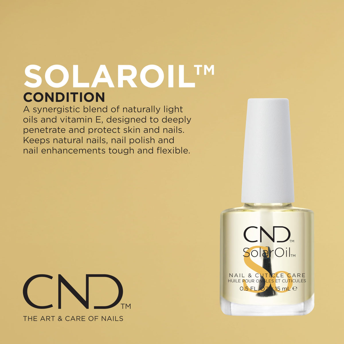 CND kit held in hand for scale showing travel-ready professional care