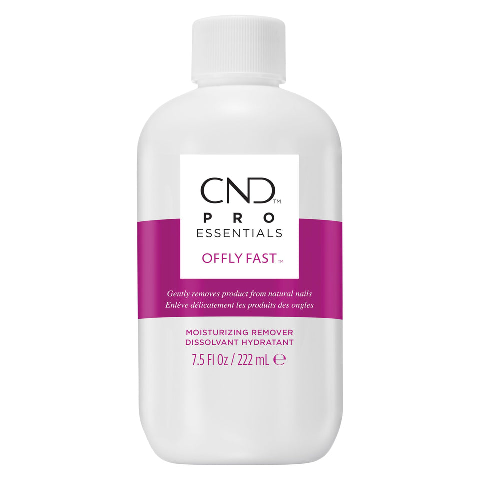 CND OFFLY FAST front bottle view showing professional packaging and fast removal