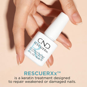 CND RescueRxx dropper detail highlighting precise application and controlled dosing benefit
