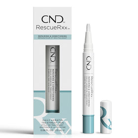 CND RescueRXx front view showing compact pen for portable nail repair