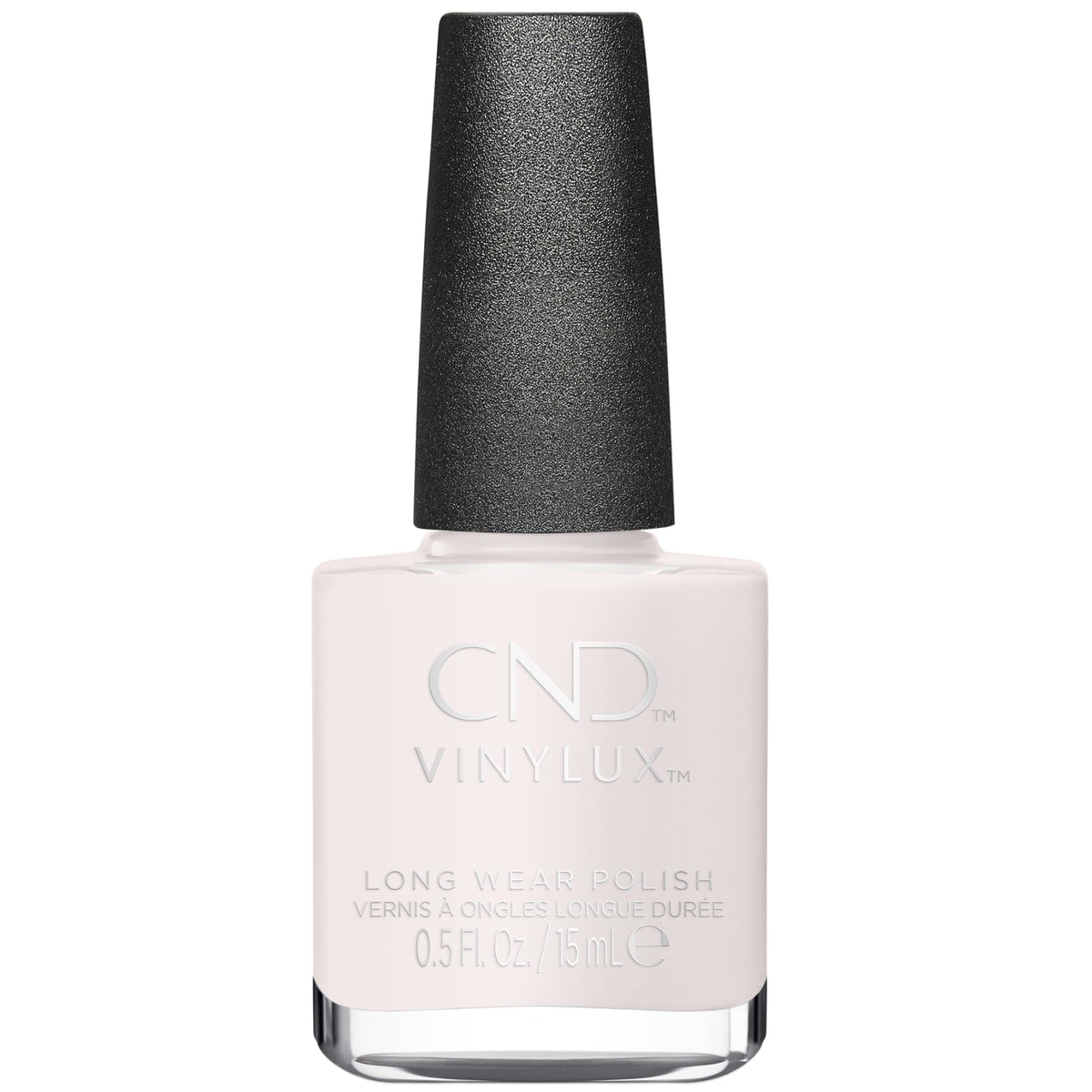 CND Romantique front bottle showing soft pink shade and glossy finish benefit