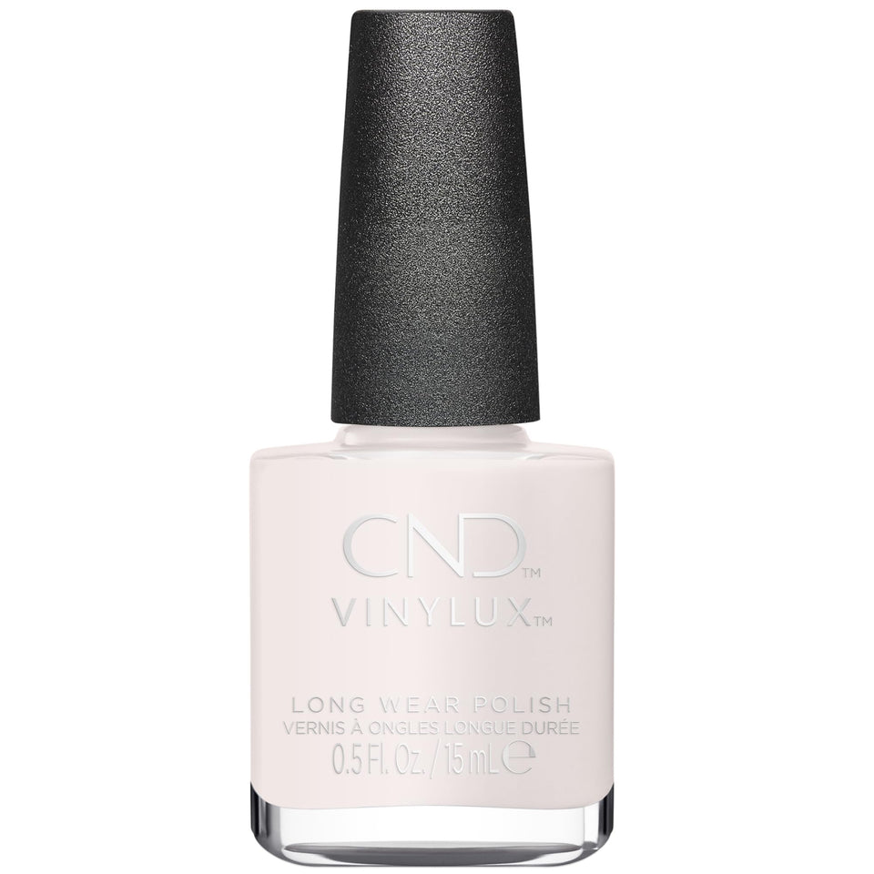 CND Romantique front bottle showing soft pink shade and glossy finish benefit