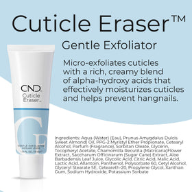 CND SolarOil bottle close-up highlighting fast-absorbing moisturizing effect