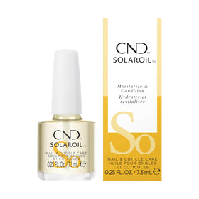 CND SolarOil front bottle showing label and size, promotes convenient hydration