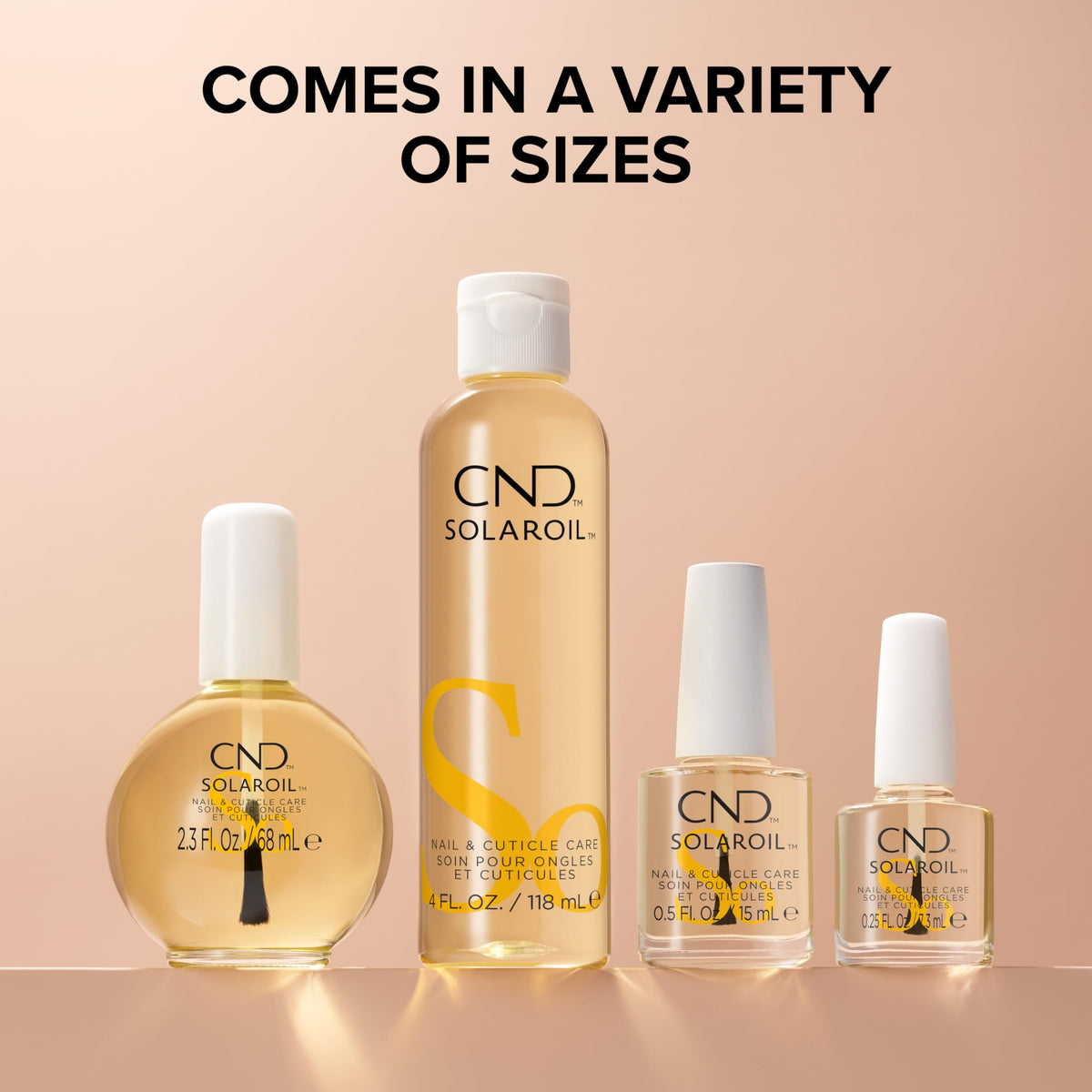CND SolarOil pen in a small bag for on-the-go application and convenient benefit