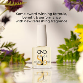 CND SolarOil light oil texture on skin absorbing quickly for instant moisture