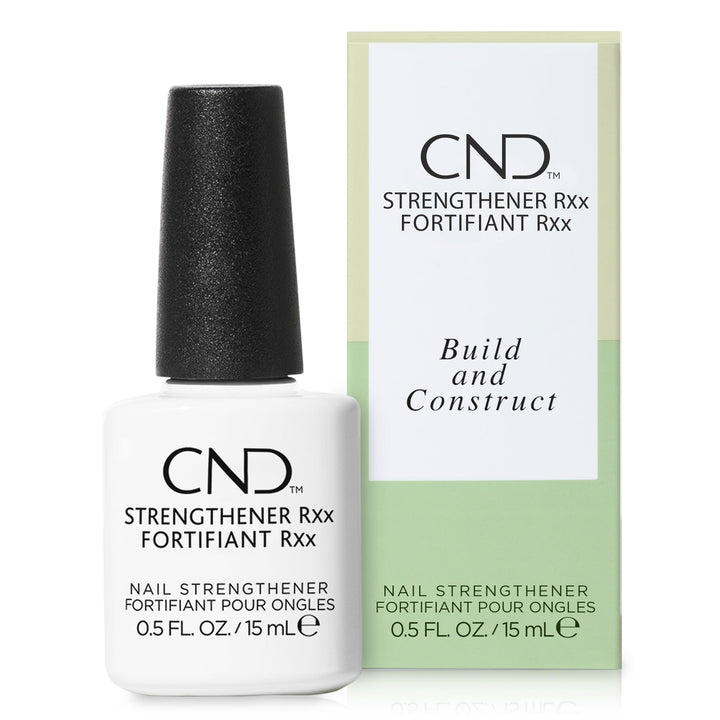 CND Strengthener RXx front packaging showing product bottle and label for protection