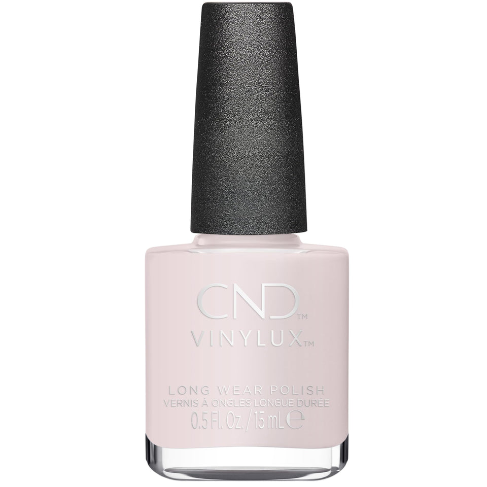 CND Vinylux bottle front view showing glass and label, professional look
