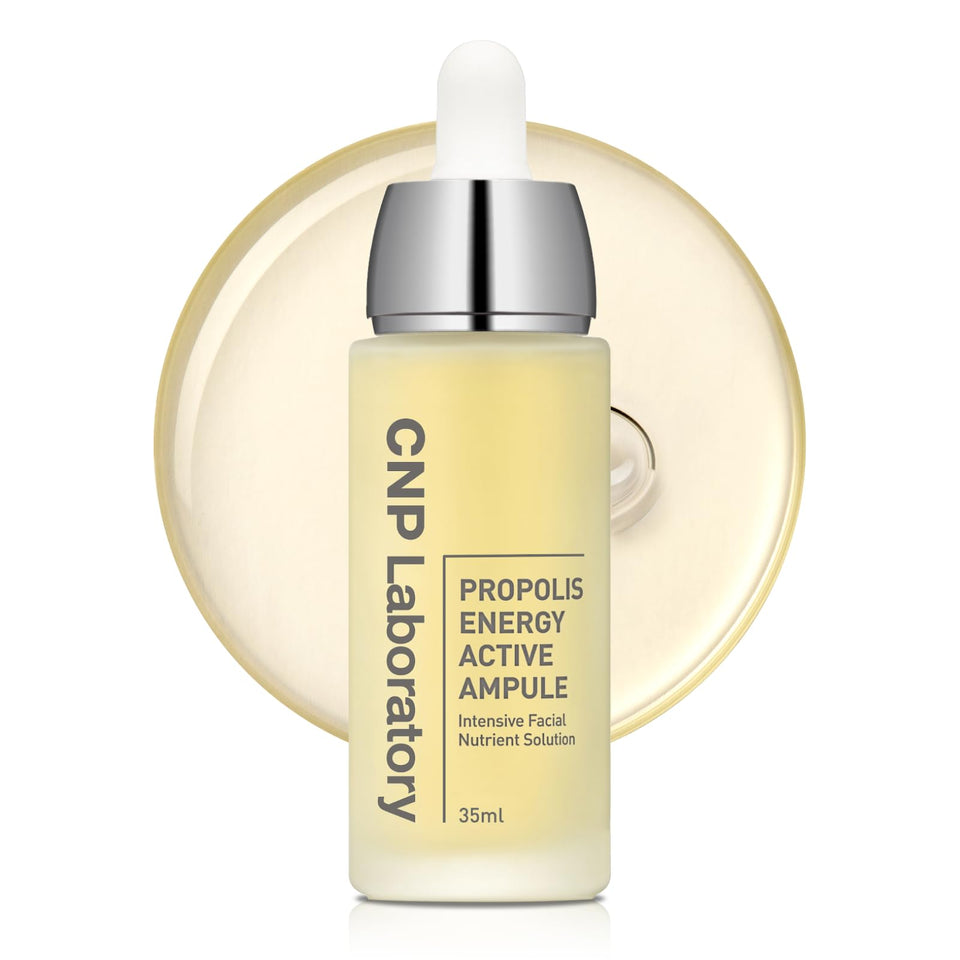 CNP Honey Glow Serum front bottle showing sleek packaging and portable size