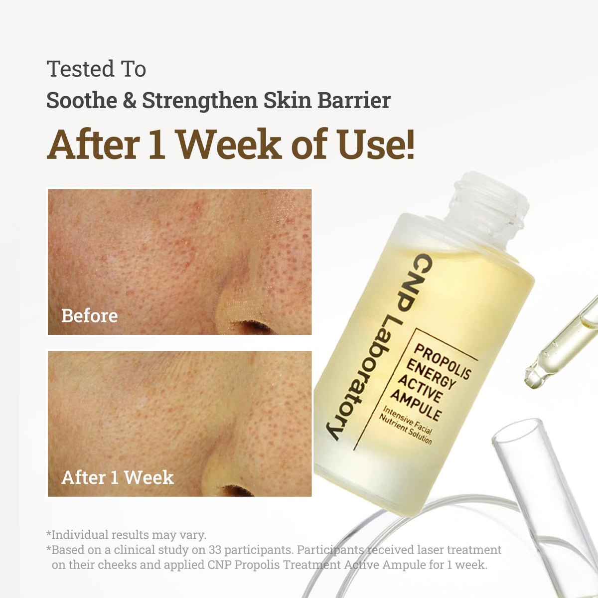 CNP Honey Glow Serum lightweight gel texture close-up delivering fast absorption