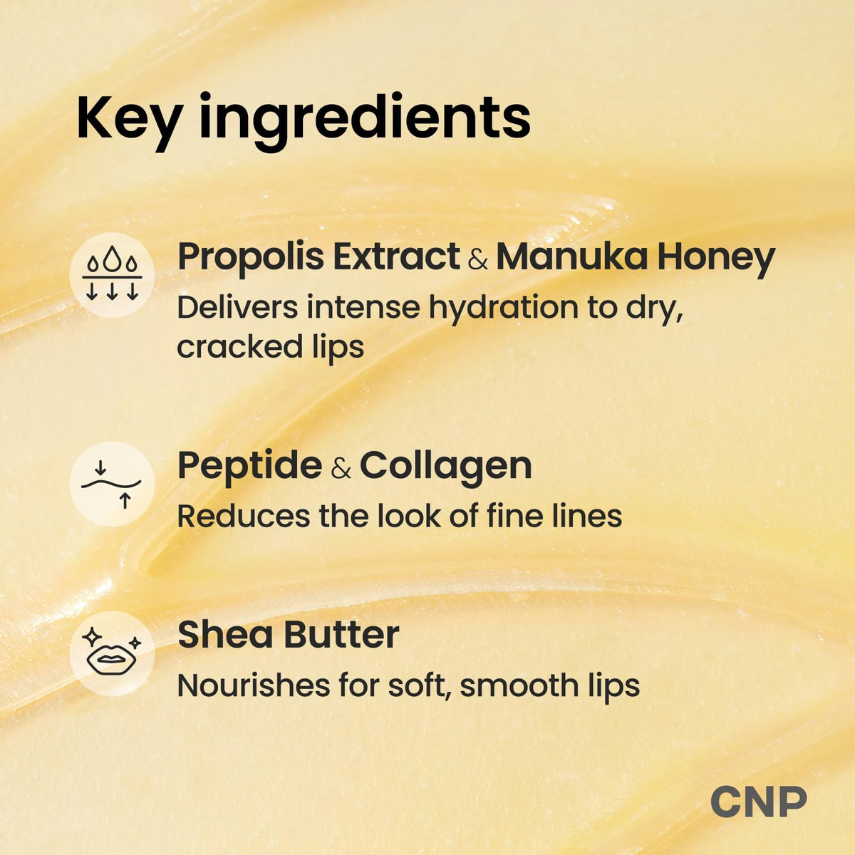 CNP product beside a coin illustrating 0.5 fl.oz size and travel-friendly portability