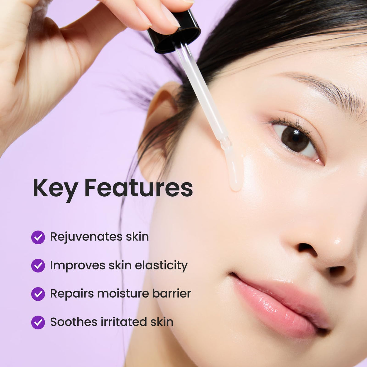 CNP serum on hand demonstrating lightweight texture and quick absorption