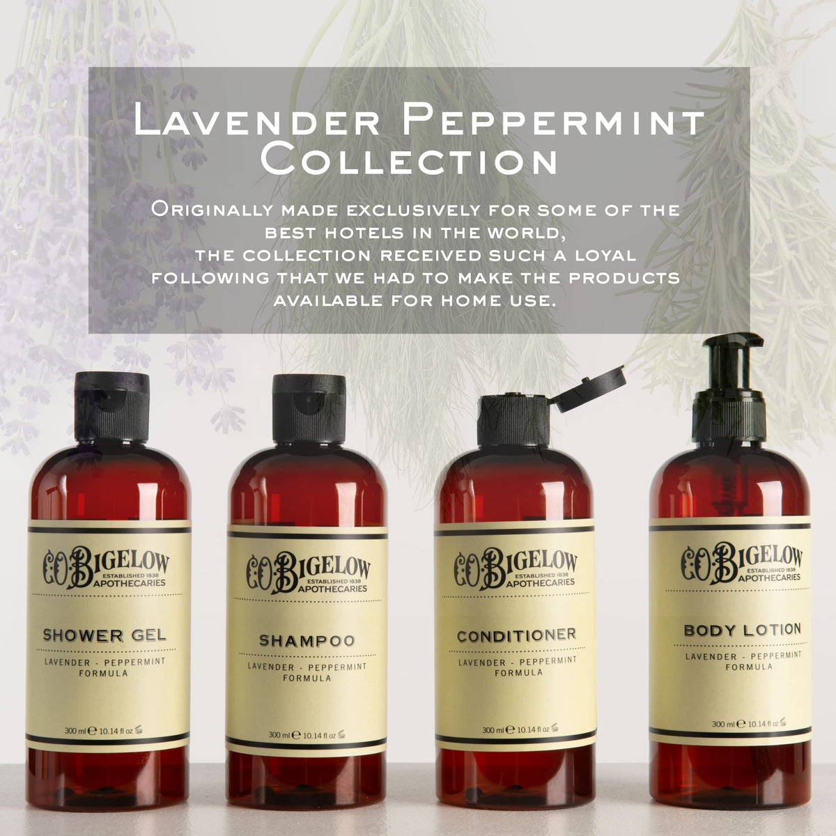 C.O. Bigelow before and after hair showing improved shine and manageability benefit