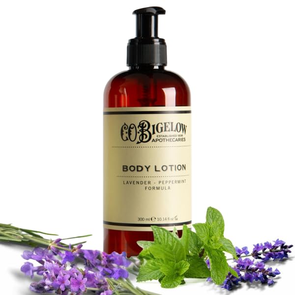 C. O. Bigelow front bottle view showing label and 10.4 fl oz size for easy identification