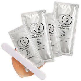 CO2Lift front packaging showing product name and single-use mask benefit