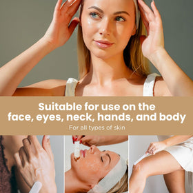 CO2Lift before and after comparison illustrating refreshed skin look