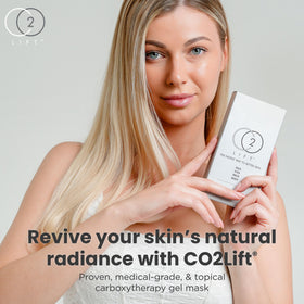 CO2Lift gel texture close-up highlighting smooth, oxygenating formula