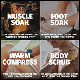 Coach Soak full bathtub lifestyle scene showing relaxing eucalyptus-scented soak benefit