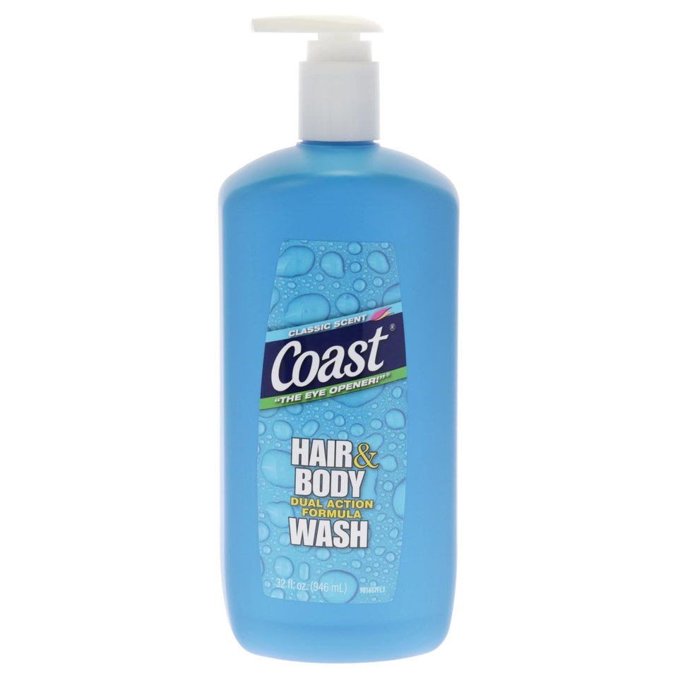 Coast front packaging showing 2-in-1 label and 18 oz size for convenience
