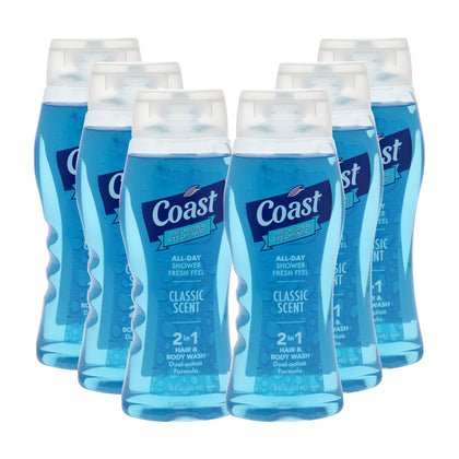Coast 2-in-1 front bottle view showing label and easy-grip design for safer handling