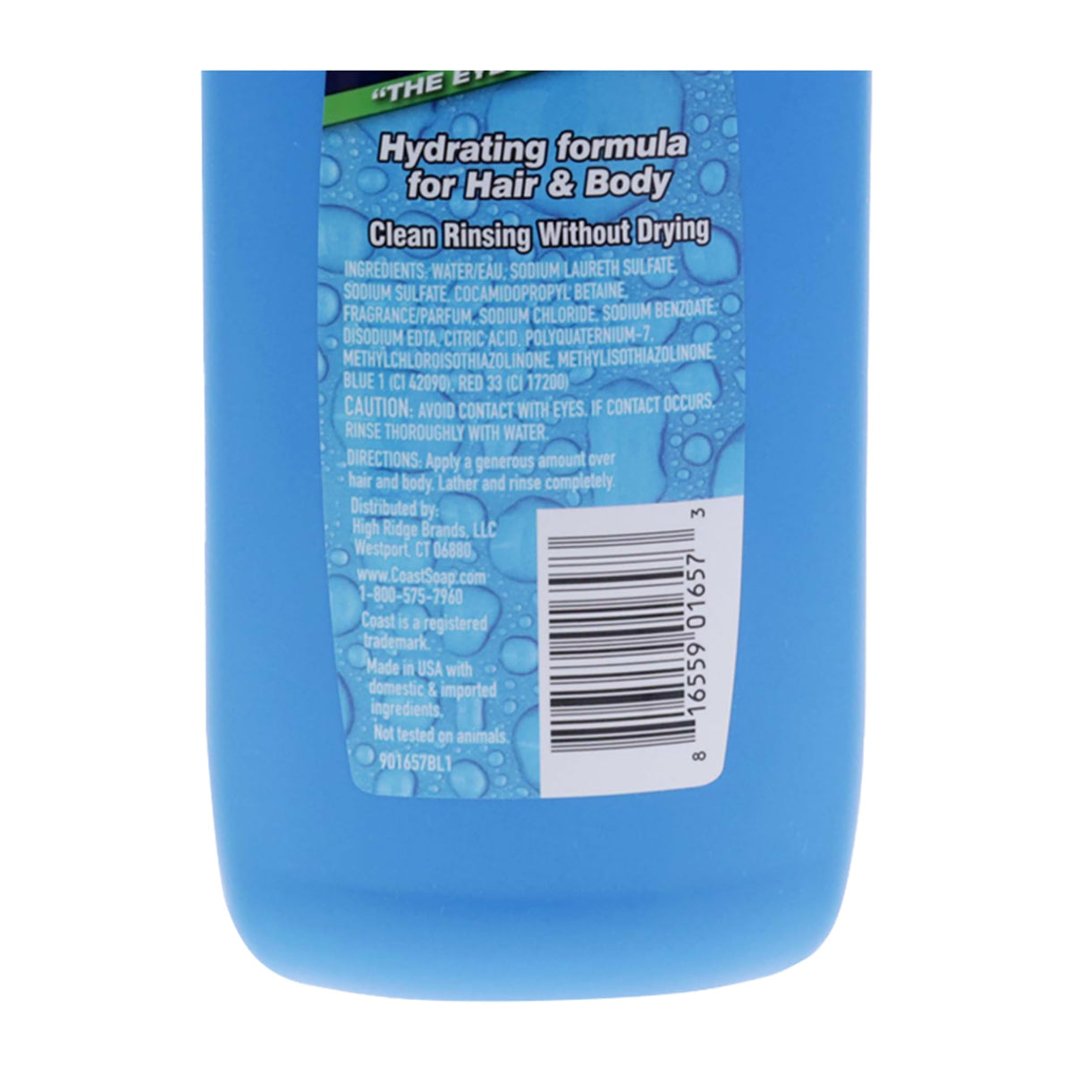 Coast bottle in shower scene demonstrating easy, time-saving use