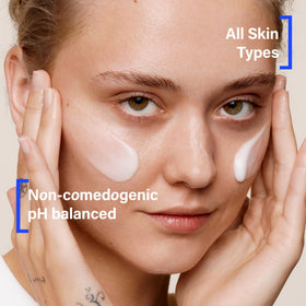 COATS water cream being applied to hand demonstrating fast absorption benefit