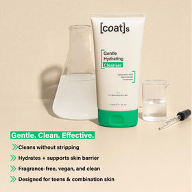 COATS ingredient label close-up showing clean, fragrance-free formulation assurance