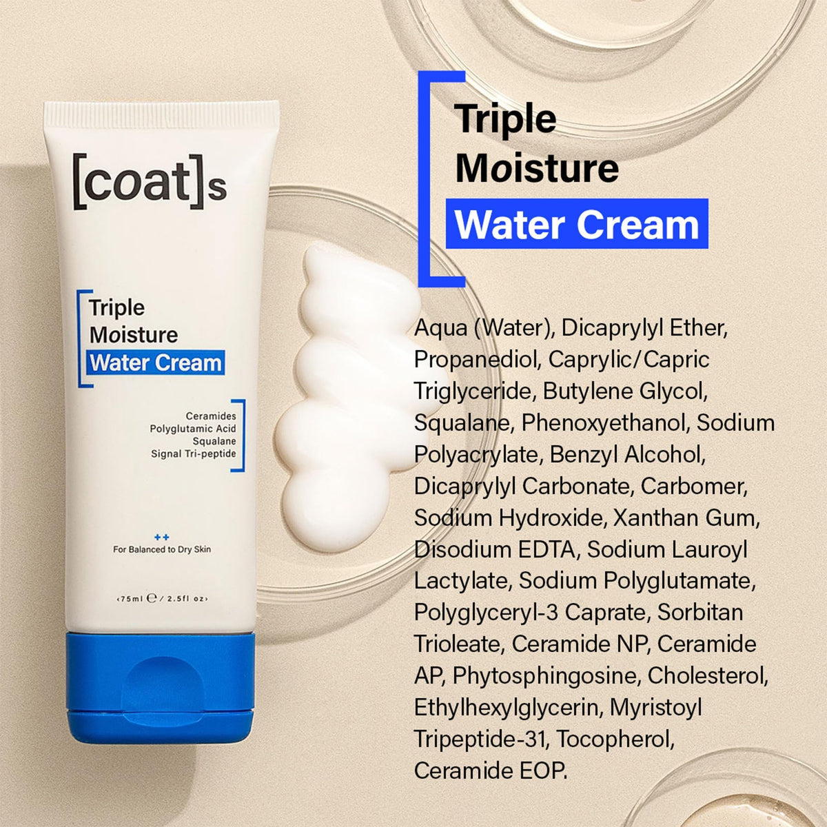 COATS jar on bathroom counter in natural light suggesting everyday routine use