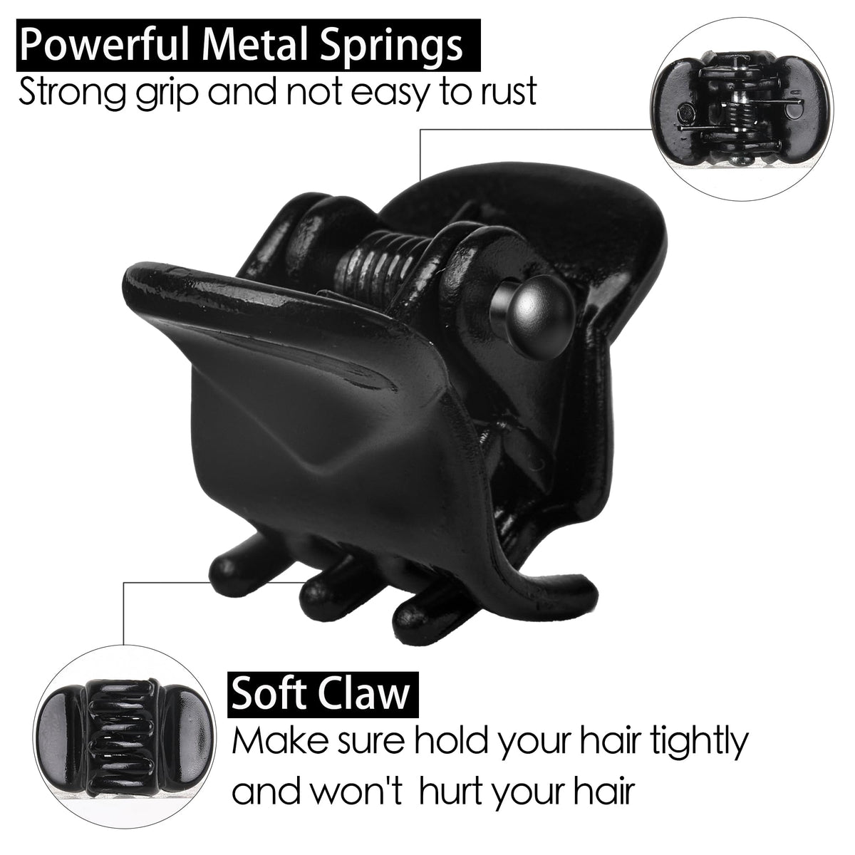 Cobahom clips in hand showing scale and portability for on-the-go styling