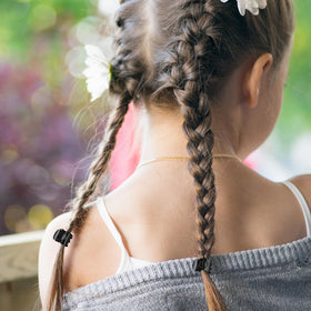 Cobahom used on a braid adding small decorative hold and polished finish