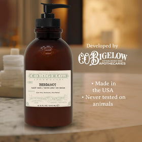 C. O. Bigelow ingredients label visible highlighting shea and aloe benefit