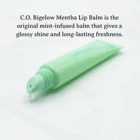 C. O. Bigelow arranged ingredient display emphasizing natural moisturizing oils