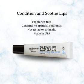 C. O. Bigelow balm used outdoors in cold weather protecting lips