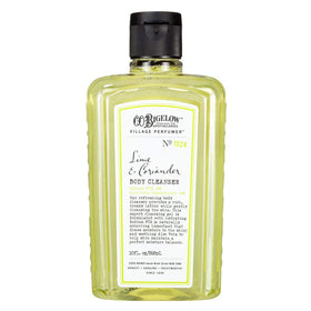 C. O. Bigelow dispensing gel into hand demonstrating rich lather and cleansing