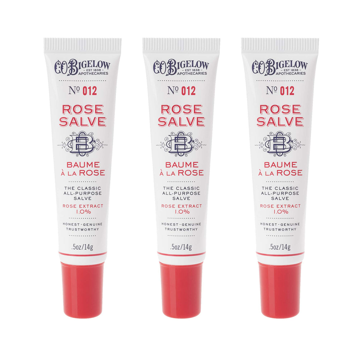 C. O. Bigelow close-up texture of salve reveals smooth, non-greasy finish